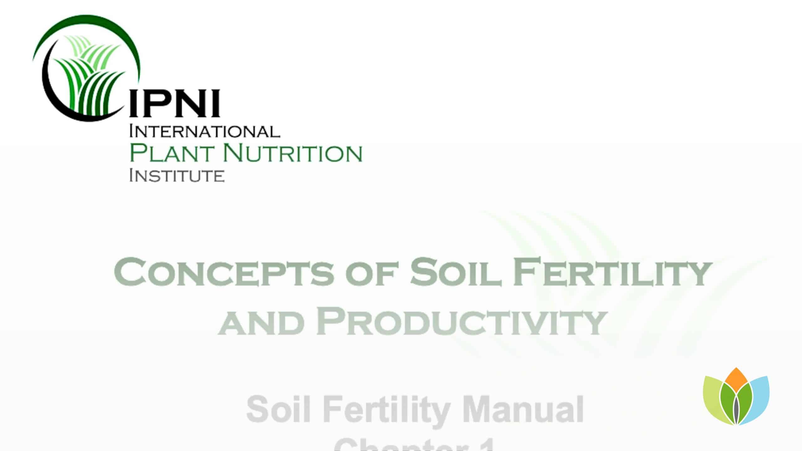 Concepts of Soil Fertility and Productivity