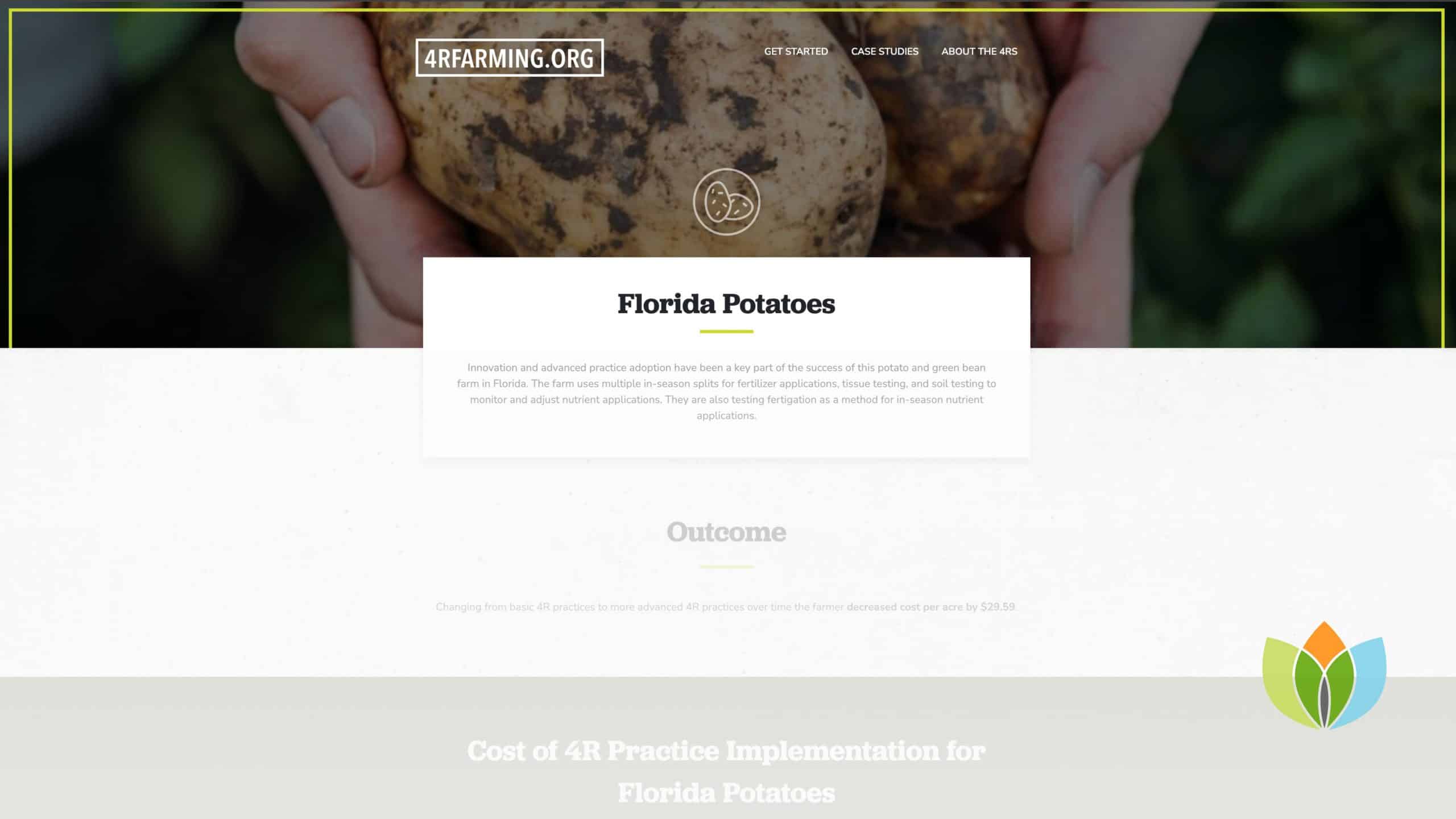 Innovation and advanced 4R practices lead to success on Florida potato farm