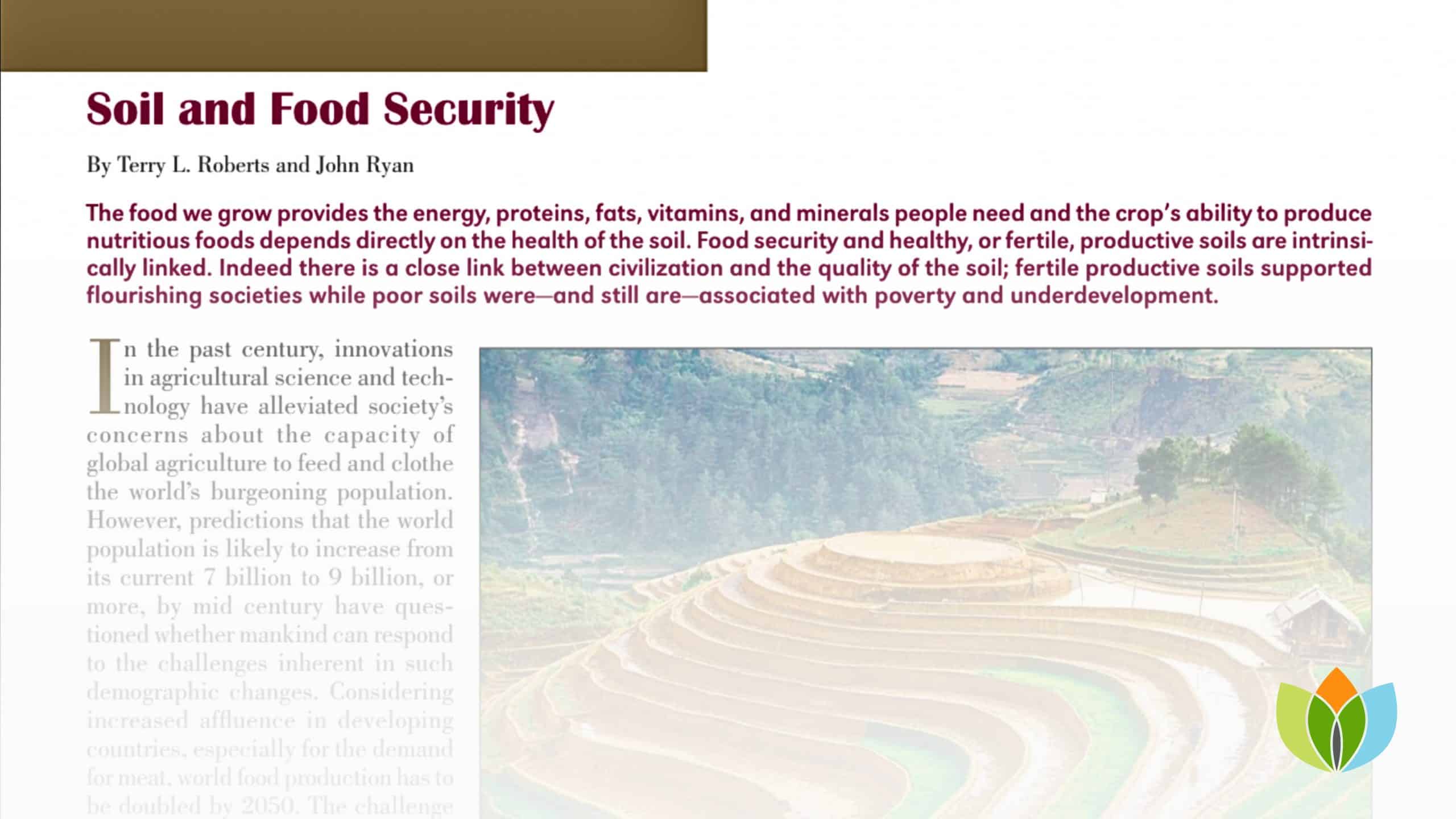 Soil and Food Security