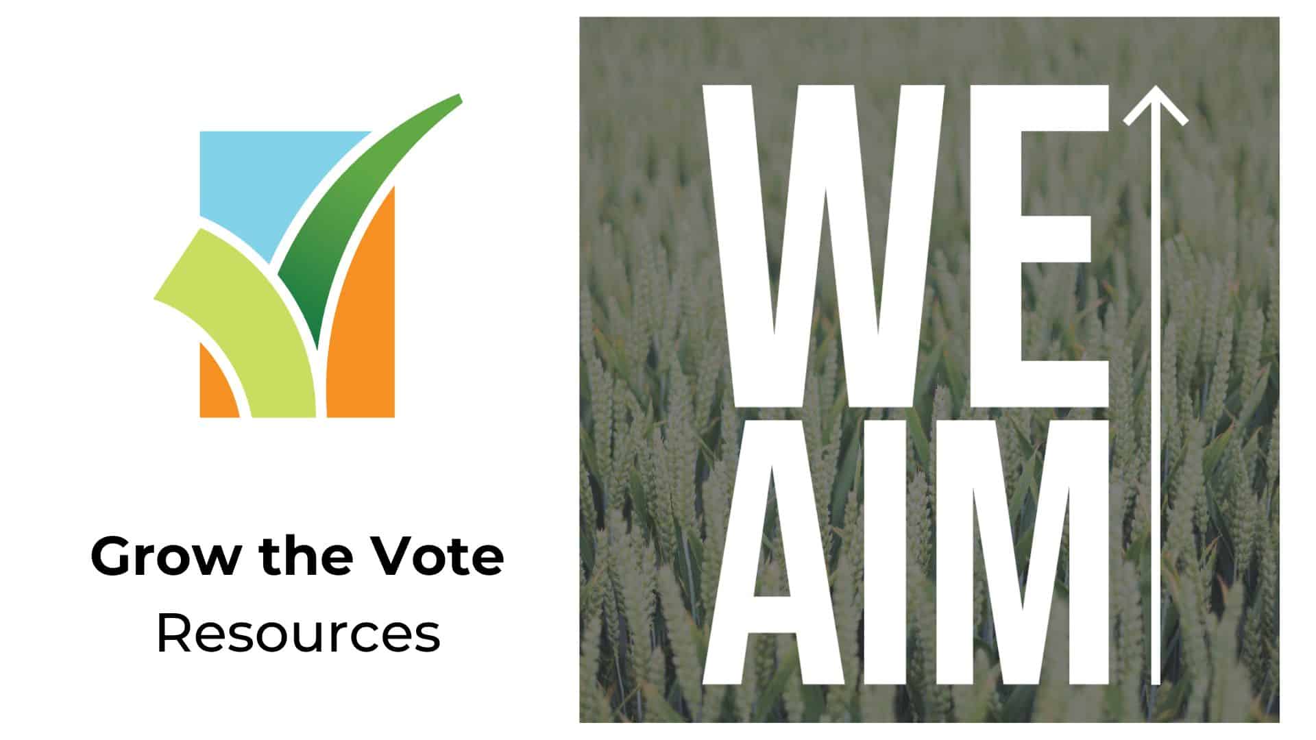 GOTV: "We aim." Flyer
